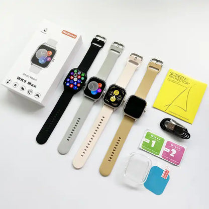 Montre Connectée WK9 Max T800 Ultra 2024 - Écran 2,01 Pouces, Double Bouton Rotatif, Hiwatch Pro S8 IWO